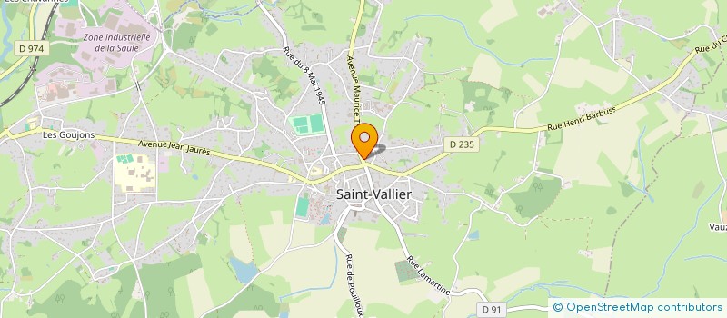 localisation de l'entreprise GARAGE SVS à SAINT-VALLIER