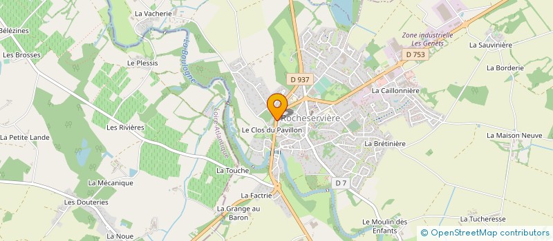localisation de l'entreprise GARAGE TARDY SARL à ROCHESERVIERE