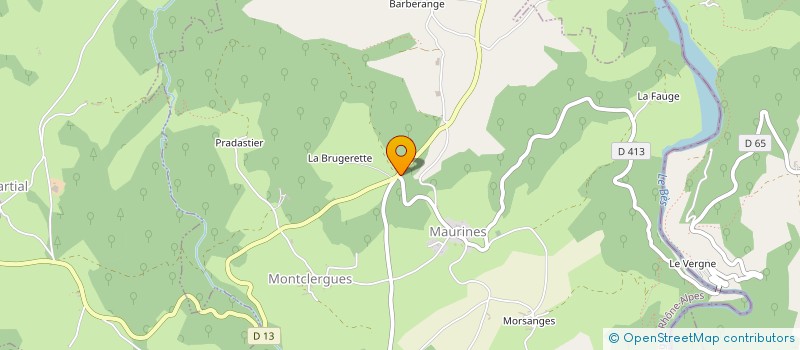 localisation de l'entreprise GARAGE TAXI CHASSANG ERIC à FRIDEFONT