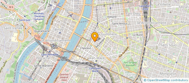 localisation de l'entreprise GARAGE TAXI FORTE  LYON