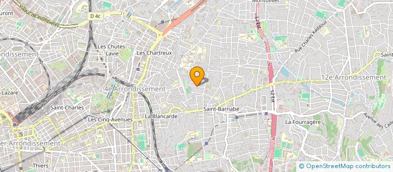 localisation de l'entreprise GARAGE TERRUSSE à MARSEILLE 12EME