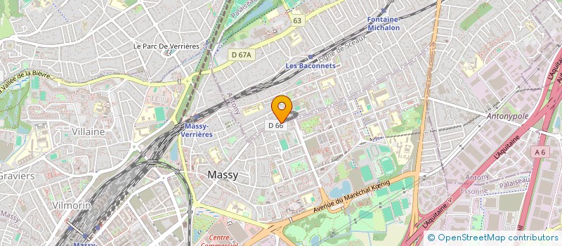 localisation de l'entreprise GARAGE TESSIER à ANTONY