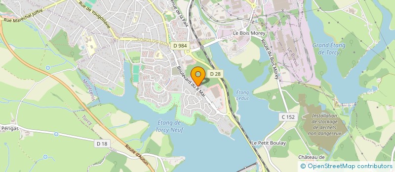 localisation de l'entreprise GARAGE THEVENOT  TORCY