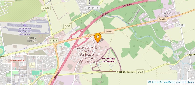 localisation de l'entreprise GARAGE THIREAU à NOGENT-LE-PHAYE