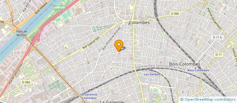 localisation de l'entreprise GARAGE THIRION à COLOMBES