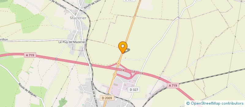 localisation de l'entreprise GARAGE THOMAS PERE ET FILS à GANNAT