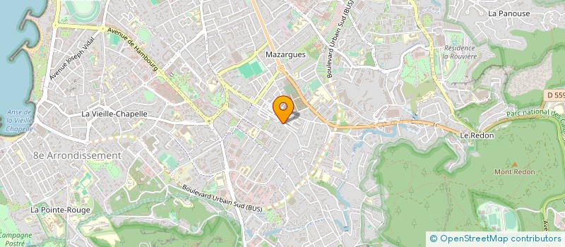 localisation de l'entreprise GARAGE TINO GRASSI REPAR AUTOS à MARSEILLE 9EME