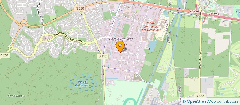 localisation de l'entreprise GARAGE TISON à LA TESTE-DE-BUCH