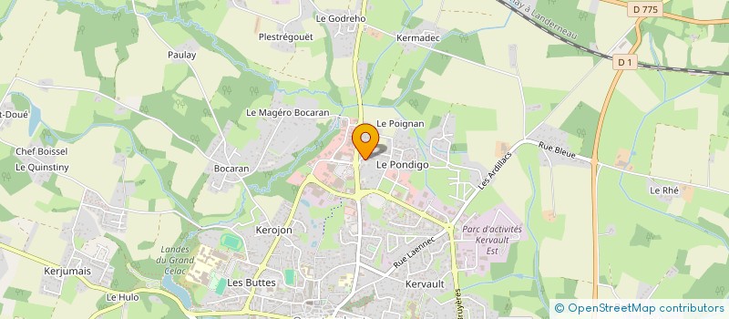 localisation de l'entreprise GARAGE TOURTIER SARL à QUESTEMBERT