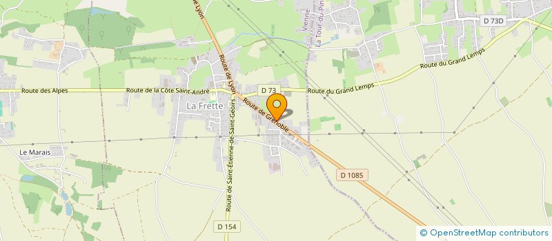 localisation de l'entreprise GARAGE TOZLANIAN  LA FRETTE