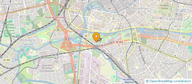 localisation de l'entreprise GARAGE TREIZE à STRASBOURG