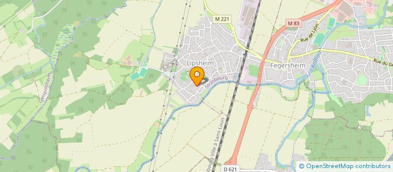 localisation de l'entreprise GARAGE USTA  FEGERSHEIM