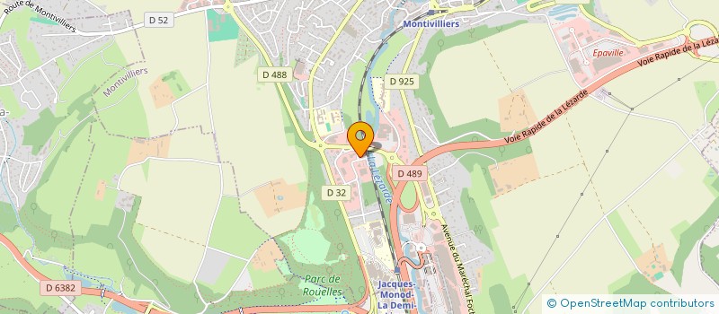 localisation de l'entreprise GARAGE VAL à MONTIVILLIERS
