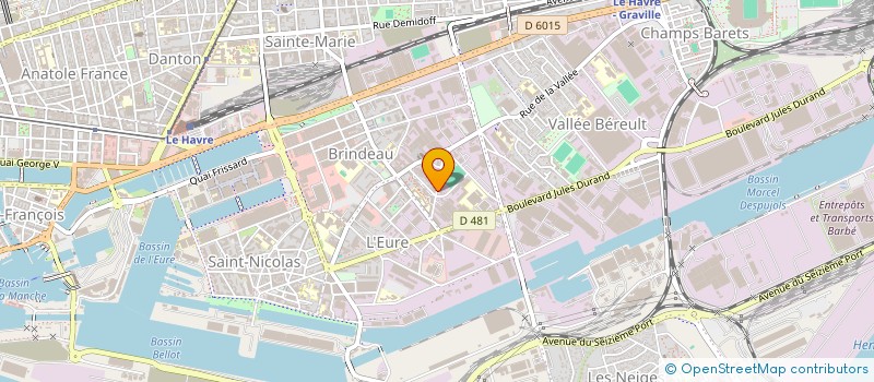 localisation de l'entreprise GARAGE VALMY AUTOMOBILE à LE HAVRE