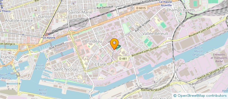 localisation de l'entreprise GARAGE VALMY AUTOMOBILE76 à LE HAVRE