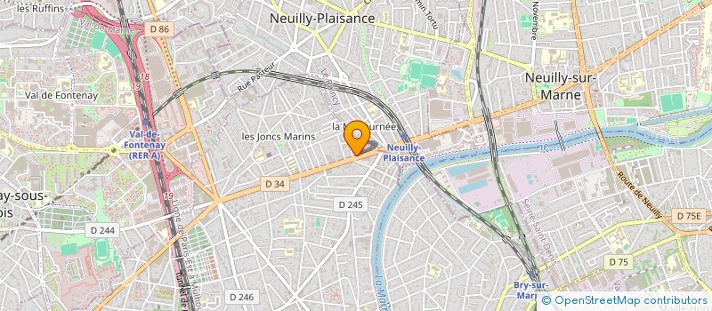 localisation de l'entreprise GARAGE VASCO à LE PERREUX-SUR-MARNE