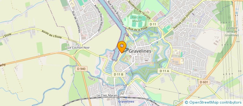 localisation de l'entreprise GARAGE VAUBAN à GRAVELINES