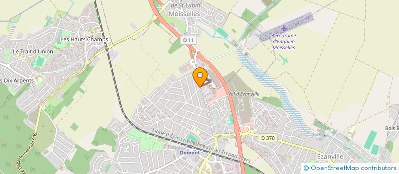 localisation de l'entreprise GARAGE VAUCELLES  DOMONT