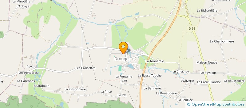 localisation de l'entreprise GARAGE VEILLARD à MOUTIERS