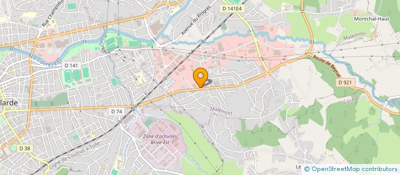 localisation de l'entreprise GARAGE VERNERIE à MALEMORT