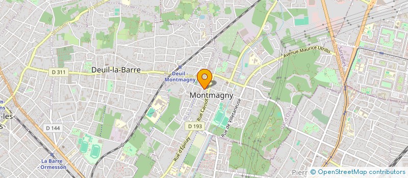 localisation de l'entreprise GARAGE VERSAVEAUD  MONTMAGNY