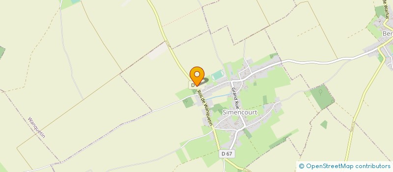 localisation de l'entreprise GARAGE VIART  SIMENCOURT
