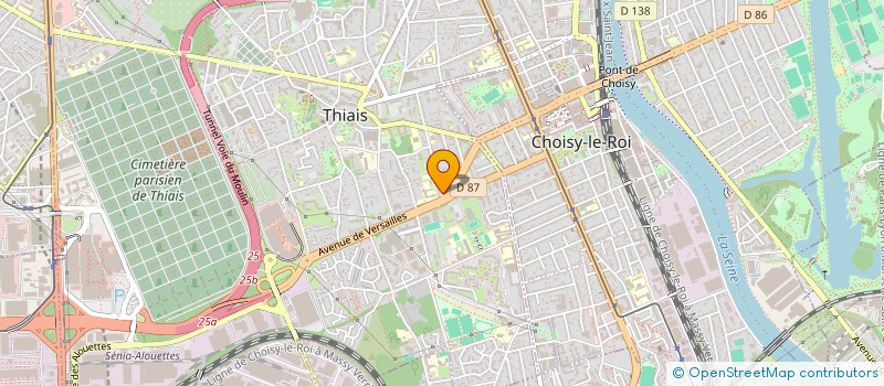 localisation de l'entreprise GARAGE VICTOR HUGO à THIAIS