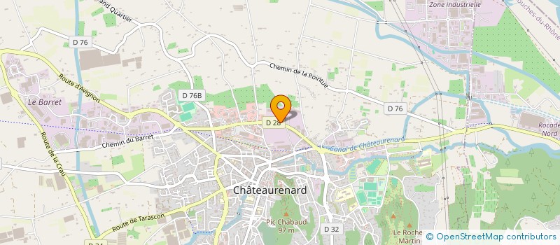 localisation de l'entreprise GARAGE VIDAL  CHATEAURENARD