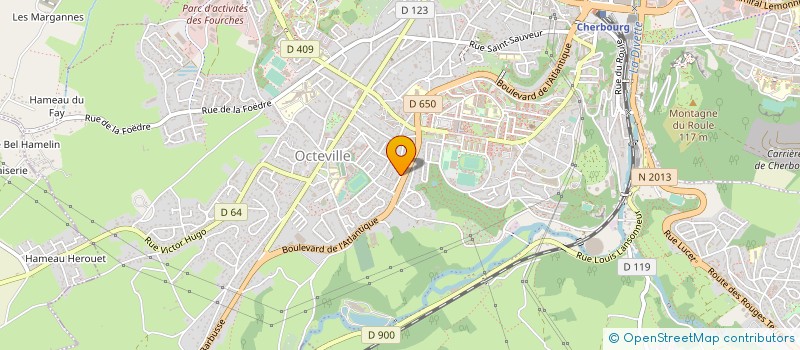 localisation de l'entreprise GARAGE VIEL  CHERBOURG-EN-COTENTIN