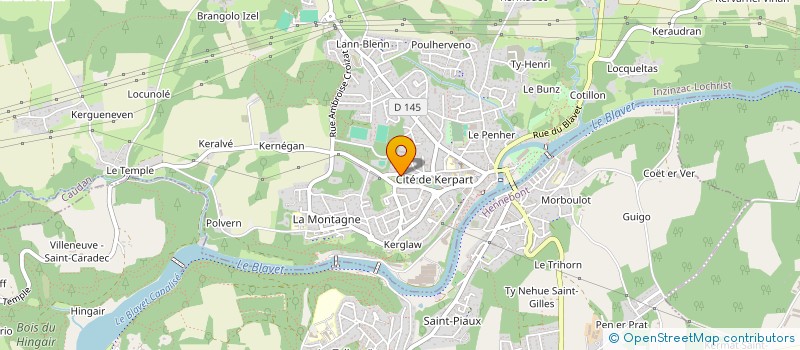 localisation de l'entreprise GARAGE VINCENT  INZINZAC-LOCHRIST