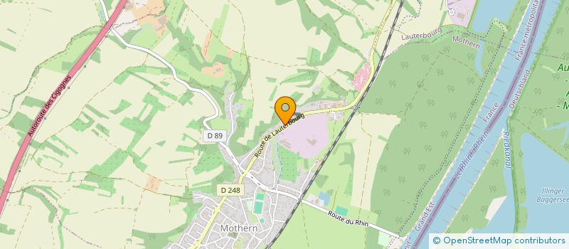 localisation de l'entreprise GARAGE VOGEL  MOTHERN