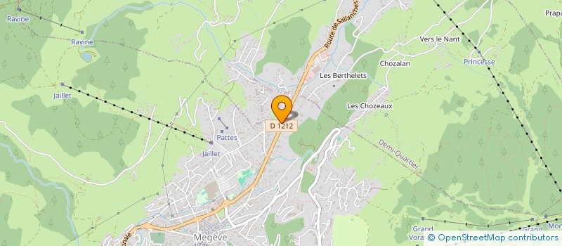 localisation de l'entreprise GARAGE WASSERMANN à MEGEVE