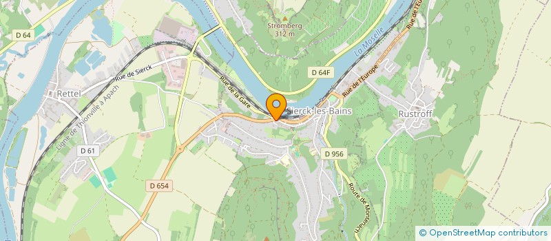 localisation de l'entreprise GARAGE WEBER à SIERCK-LES-BAINS