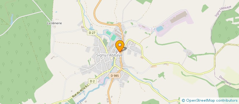 localisation de l'entreprise GARAGE WINNE AUTO S A R L à SIGNY-L'ABBAYE