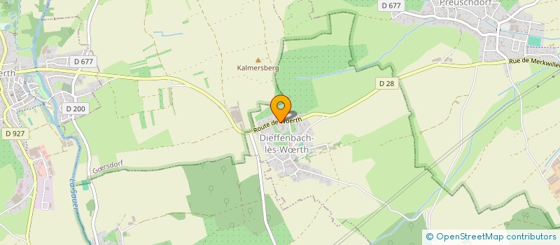 localisation de l'entreprise GARAGE WOLFF  DIEFFENBACH-LES-WRTH