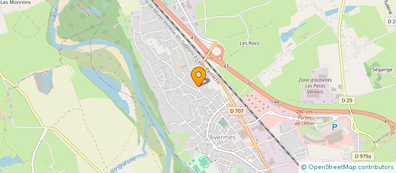 localisation de l'entreprise GARAGE YOANN PERRONNET à AVERMES