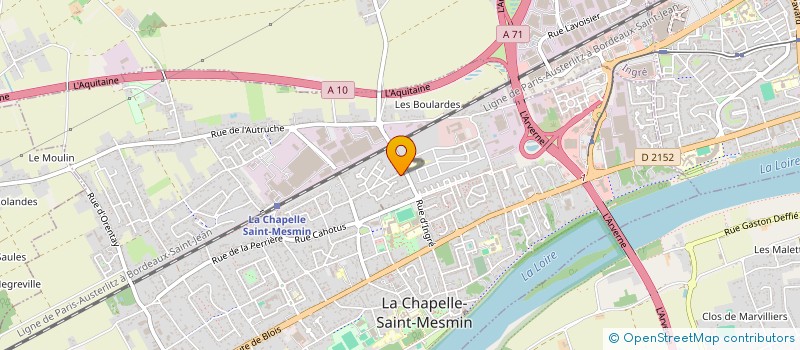 localisation de l'entreprise GARAGES AND CO à LA CHAPELLE-SAINT-MESMIN