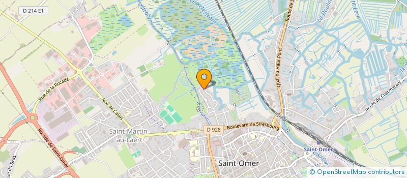 localisation de l'entreprise GARAGES DES FONTINETTES  SAINT-OMER