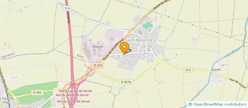 localisation de l'entreprise GARAGES DES LITTES à SAINT-BEAUZIRE