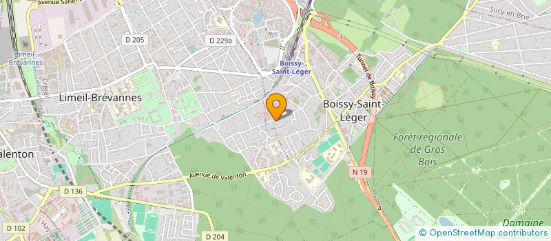 localisation de l'entreprise GARAGES EDMOND ROSTAND à BOISSY-SAINT-LEGER