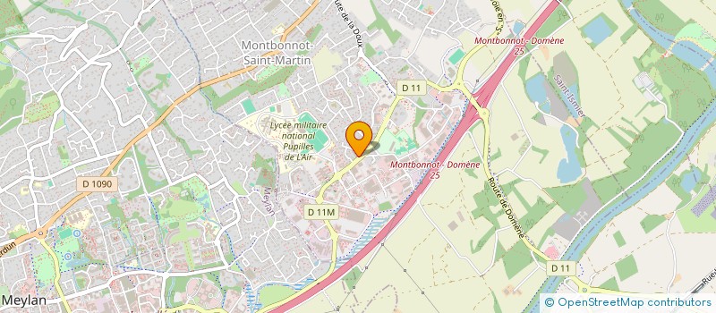 localisation de l'entreprise GARAGES GRIMAULT 38  MONTBONNOT-SAINT-MARTIN