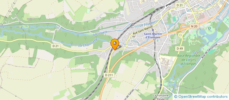 localisation de l'entreprise GARAGEXPERT ETAMPES à ETAMPES