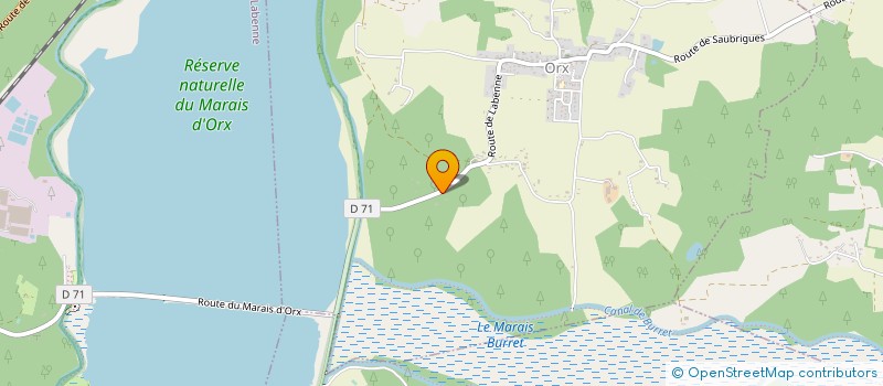 localisation de l'entreprise GARAINS-RONGERE  ORX