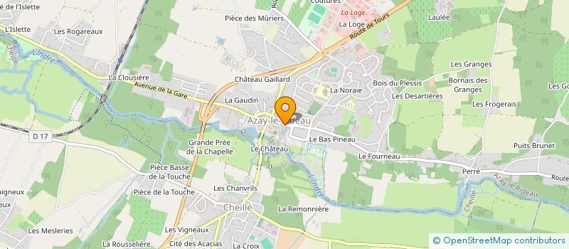 localisation de l'entreprise GARAMA  AZAY-LE-RIDEAU