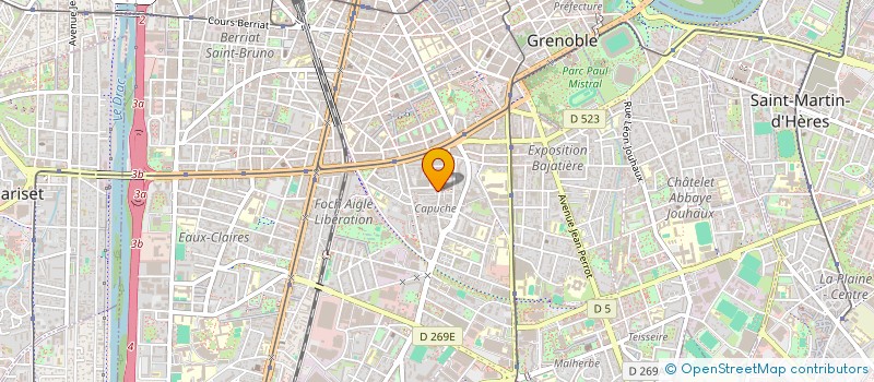 localisation de l'entreprise GARAMANTES  GRENOBLE