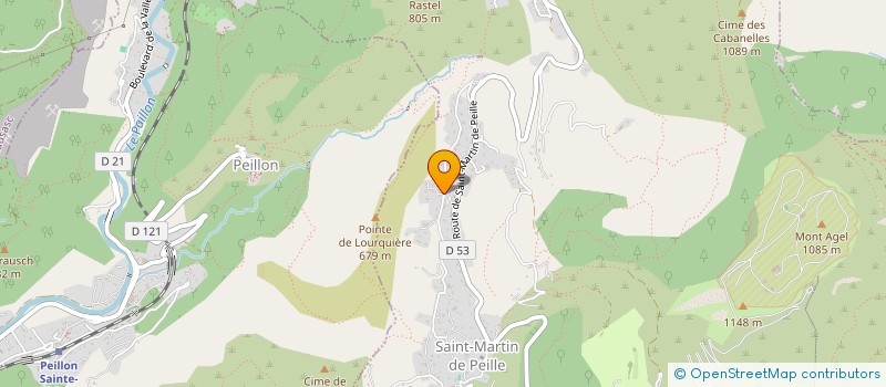 localisation de l'entreprise GARAMEL 1  PEILLE