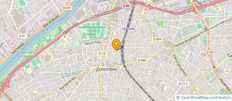 localisation de l'entreprise GARAMINET à COLOMBES