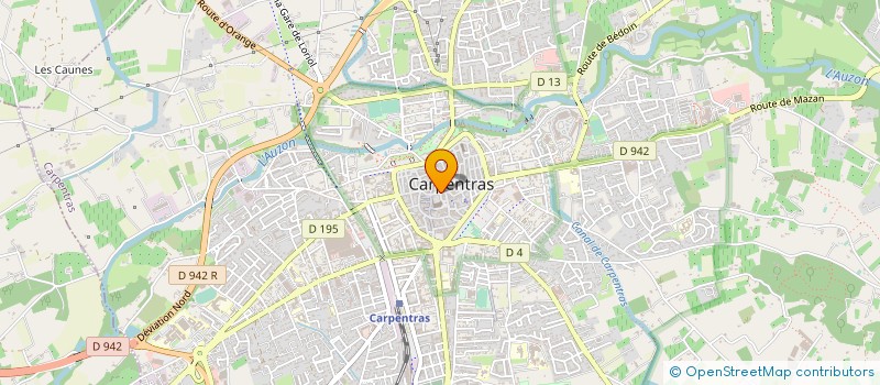 localisation de l'entreprise GARANCE 2G  CARPENTRAS