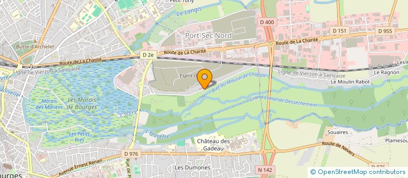 localisation de l'entreprise GARANCE à BOURGES