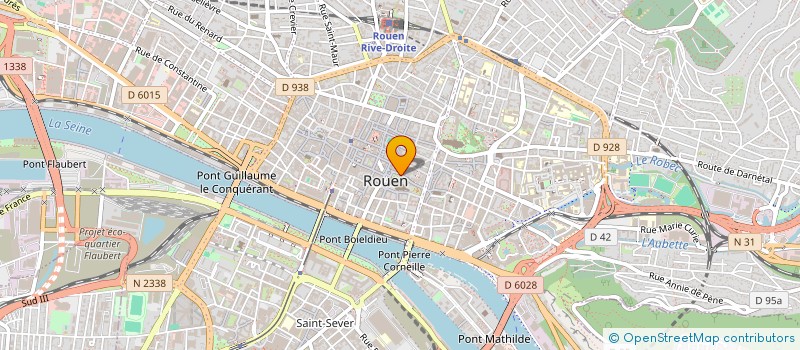 localisation de l'entreprise GARANCE à ROUEN